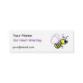 MS Template Skinny Card Business Card