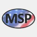 MSP Oval Sticker