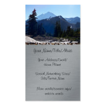 Mt. Baker from Artist Point. Business Card Template