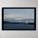 Mt. Baker, Guemes Island, and Rosario Strait Print