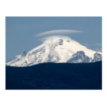 Mt Baker With Cloud Postcard