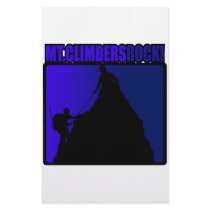 Mt. Climbers Rock! Customized Stationery