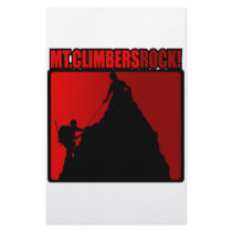 Mt. Climbers Rock! Stationery Design