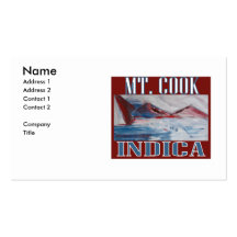 MT COOK INDICA BUSINESS CARD