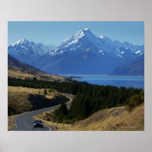 Mt. Cook, New Zealand Posters