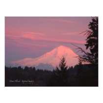 Mt.. Hood January Sunset Photo