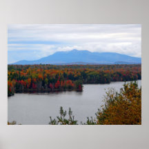 Mt. Katahdin In Fall Poster