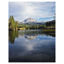 Mt. Lassen From Manzanita Lake Full Color Flyer