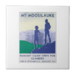 Mt. Moosilauke Vintage Travel Poster Tiles