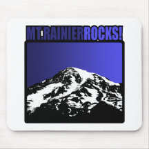 Mt. Rainier Rocks! Mouse Pad