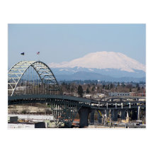 Mt St Helens & Fremont Bridge Postcards