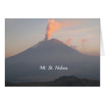 Mt. St. Helens Greeting Card
