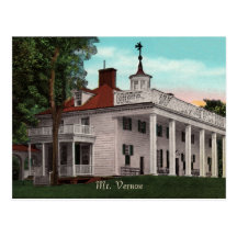 Mt. Vernon Vintage Postcard