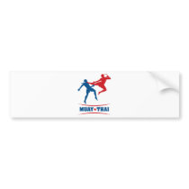 Muay Thai Bumper Sticker