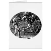 Muay Thai, Fight, Thai-Boxing Grußkarte