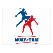 Muay Thai Post Card