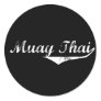 Muay Thai Round Sticker