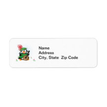Much Ado About Penguins Avery Label