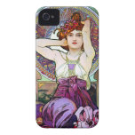 Mucha Amethyst iPhone 4 Cover