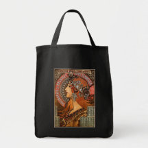 Mucha - Art Nouveau Tote Bags