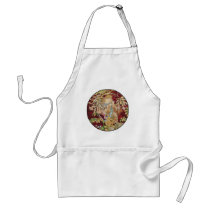 Mucha Art Nouveau: Woman With Daisy Apron