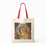 Mucha -  Art Nouveau- Zodiac - La Plume Canvas Bags