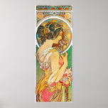 Mucha floral vintage poster