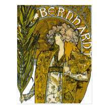 Mucha - Sarah Bernhardt - Gismonda Cartes Postales