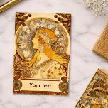 Mucha Zodiac business cards