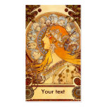 Mucha Zodiac Business Card