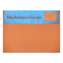 Muchísimas Gracias Card - Multipurpose Card Personalized Invitations