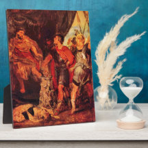 Mucius Scaevola before Porsenna by Paul Rubens Plaque