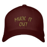 Muck It Out Equestrian Hat Baseball Cap