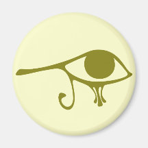 Mud Eye of Horus Refrigerator Magnets