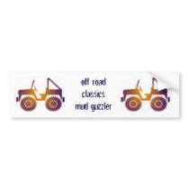 mud guzzler, mud guzzler bumper sticker