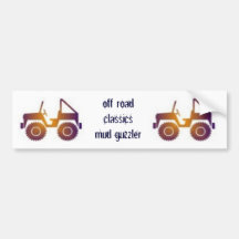 mud guzzler, mud guzzler bumper sticker