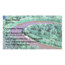 Mud River Meander Business Card Template