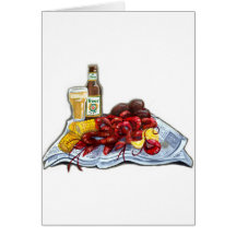Mudbugs and Brew Greeting Card