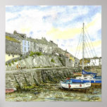 'Muddy Bottoms (Mevagissey)' Poster