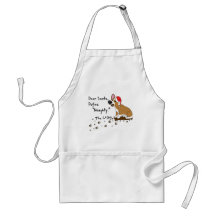 Muddy Christmas Corgi Apron