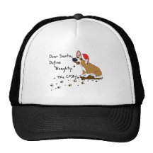 Muddy Christmas Corgi Trucker Hats