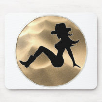 Mudflap Cowgirl Mousepads