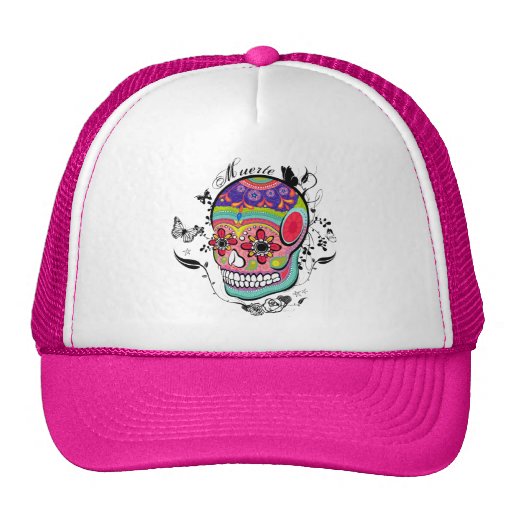 Muerte Day of the Dead Skull Hat!