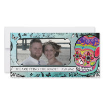 Muerte Sugar Skull Calaveras Save the Date