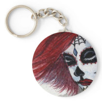 Muertos Red Keychain