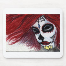 Muertos Red Mouse Pads