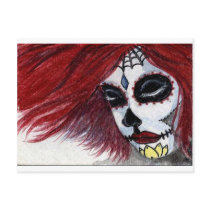 Muertos Red Postcard