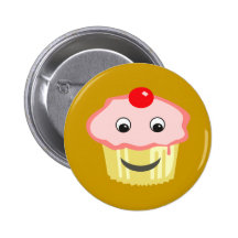 Muffin Anstecknadelbutton