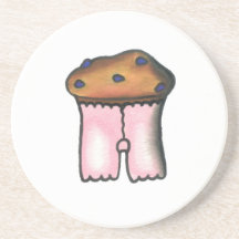 Muffin in Shapewear Coaster
