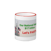 Mug - America's National Debt is $17 trillion